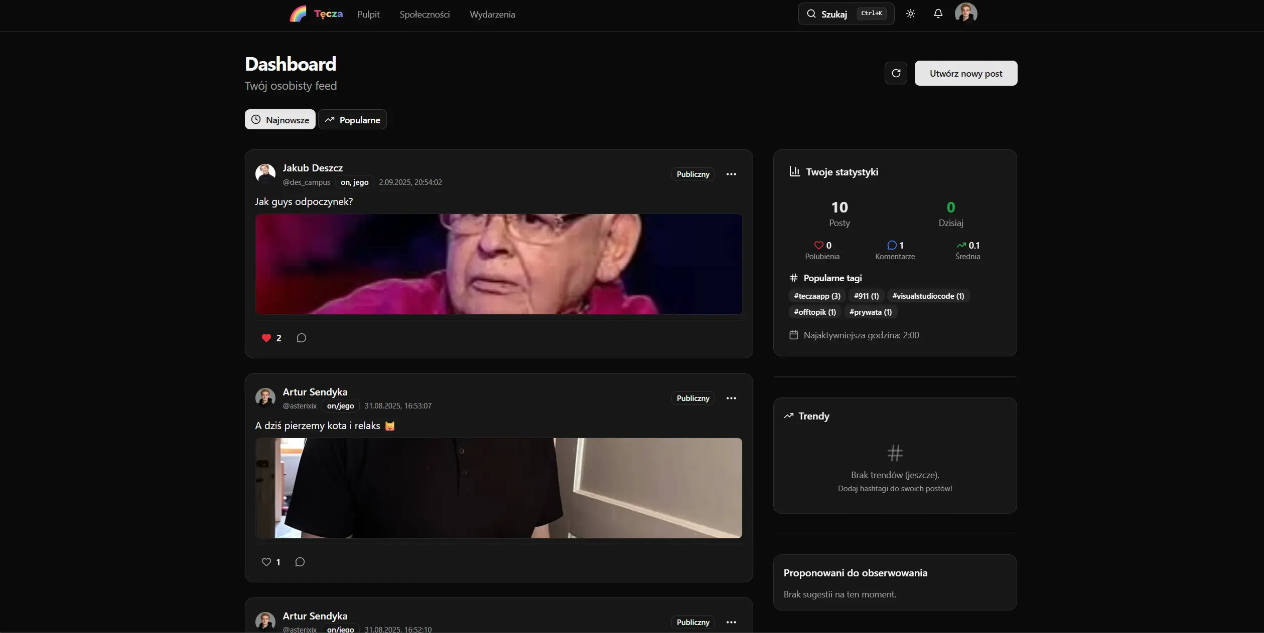 Tęcza.app